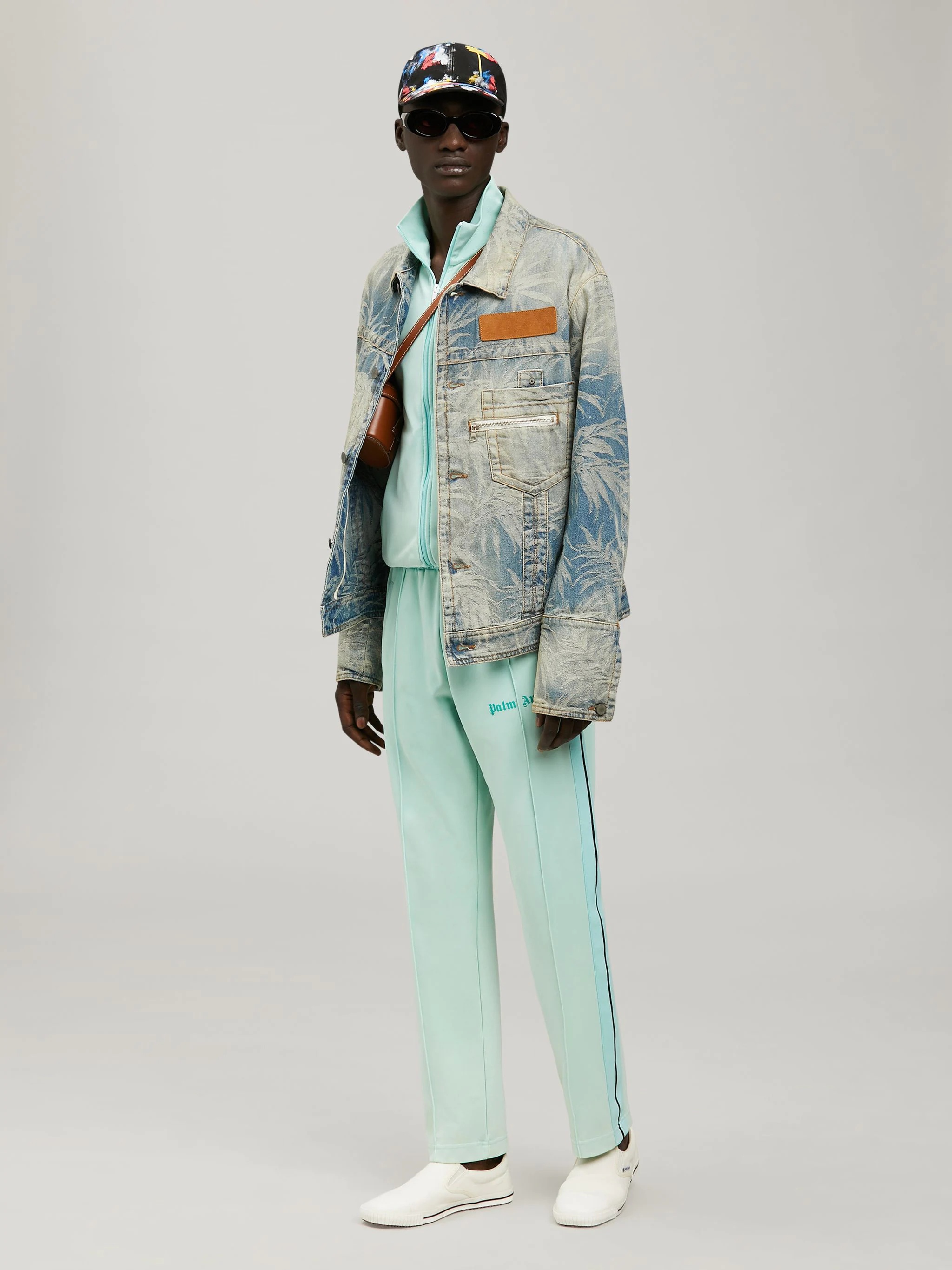 FLUO GREEN TRACK PANTS - 2