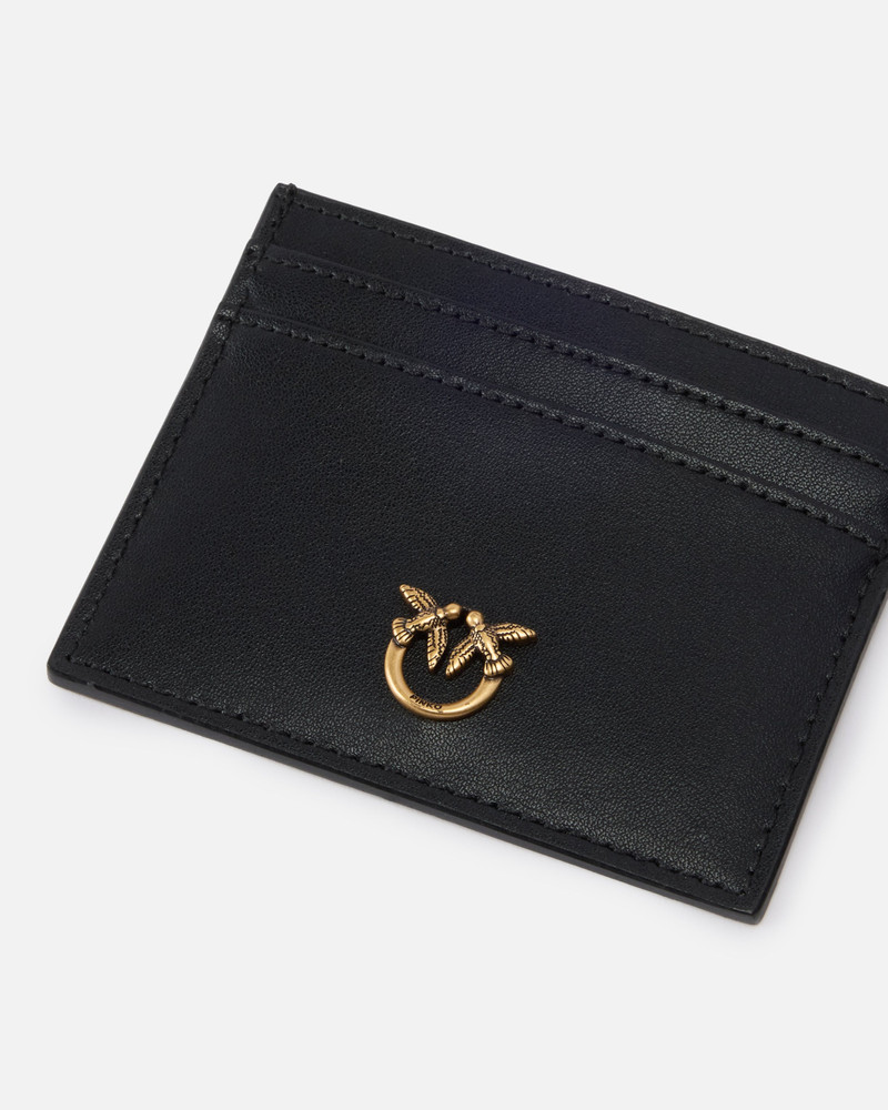 LEATHER CARD HOLDER WITH LOVE BIRDS LOGO 4
