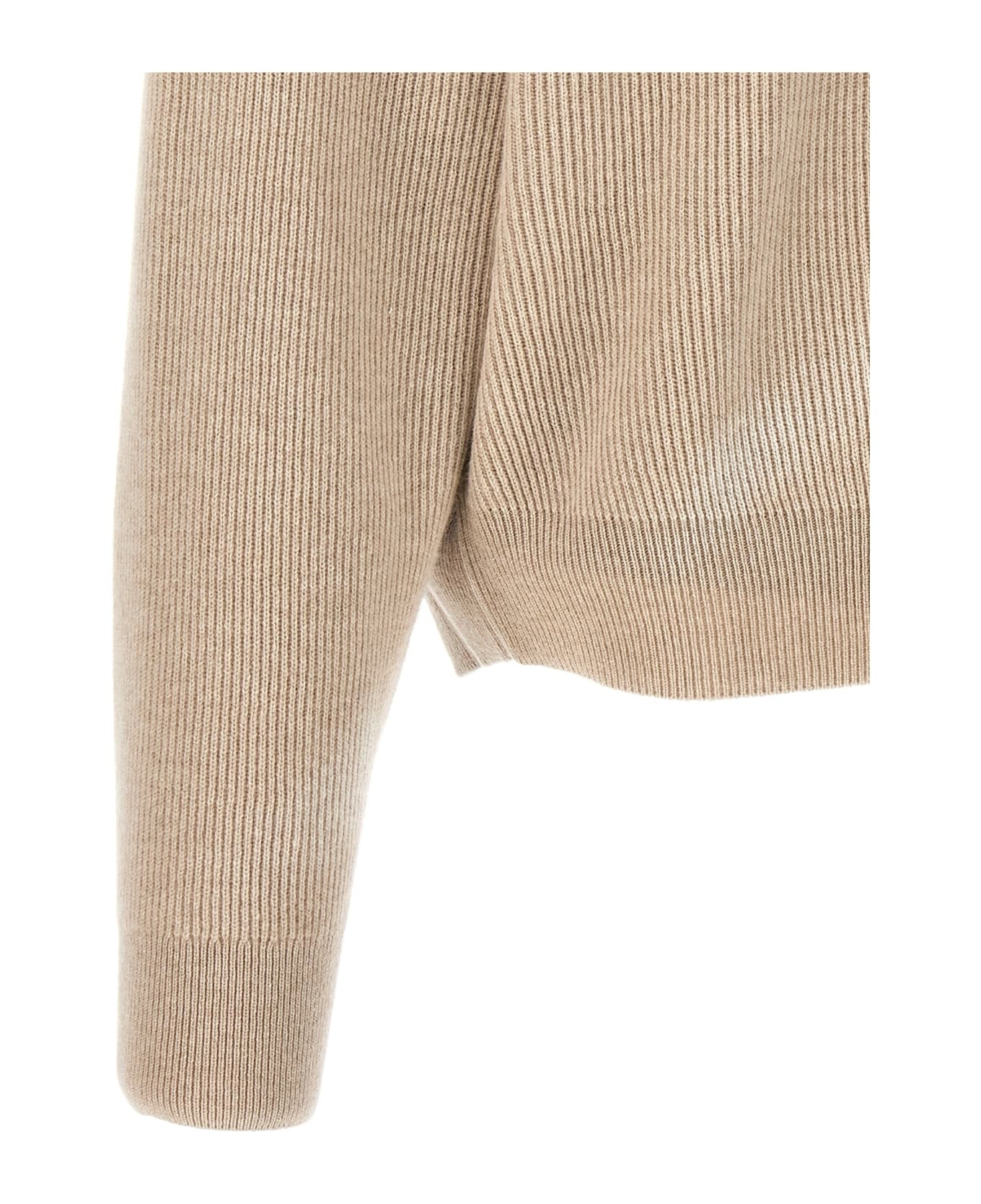 Ribbed Sweater - 4