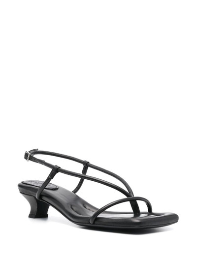 BY MALENE BIRGER Tevi 45mm leather slingback sandals outlook