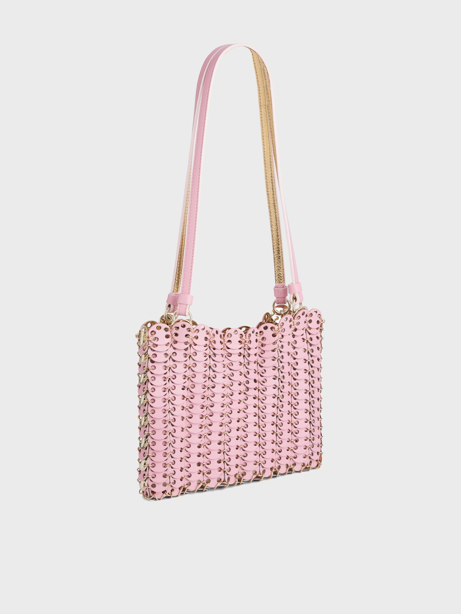 PINK/GOLD 1969 FLIP BAG IN LEATHER - 5
