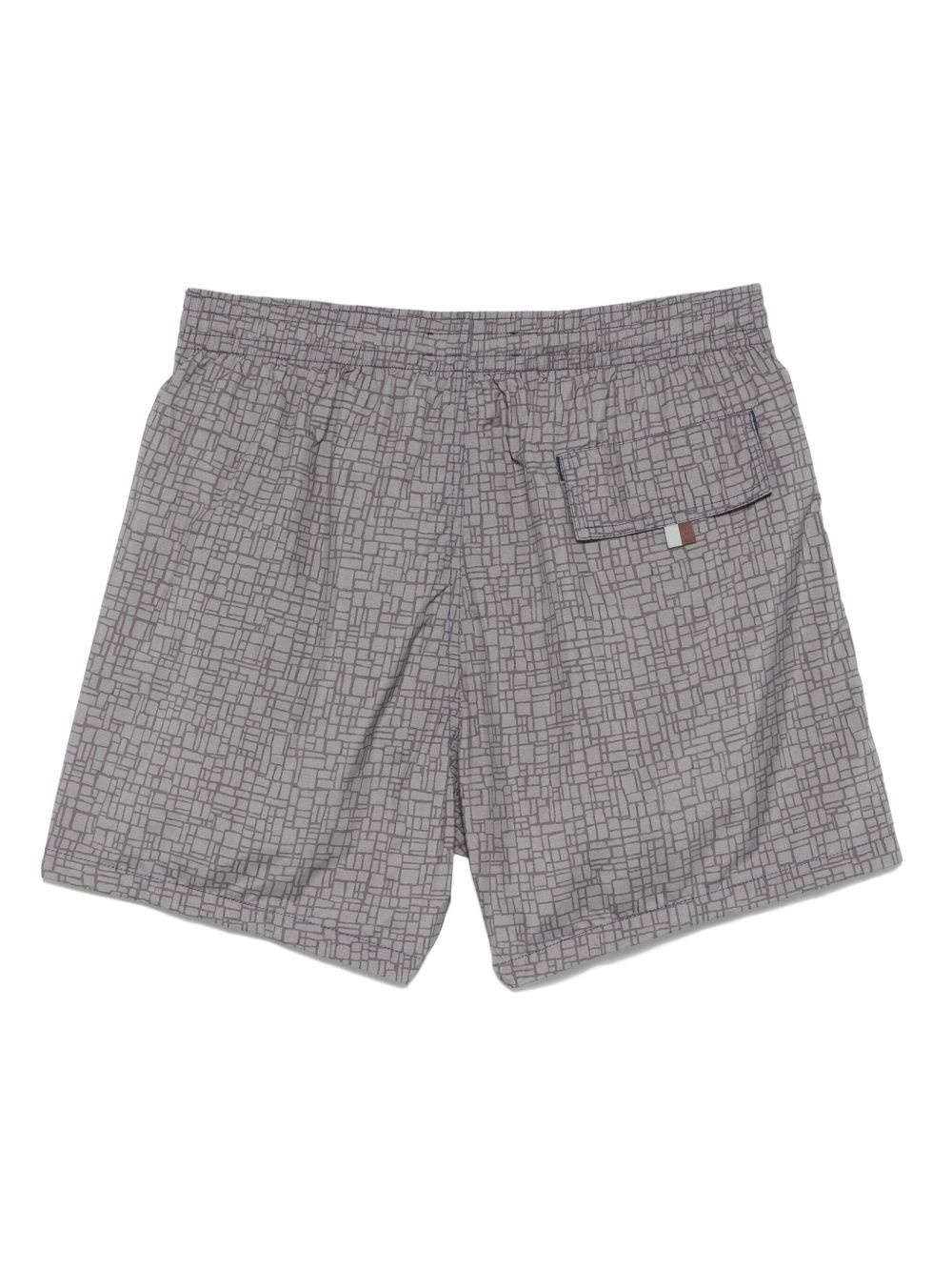 graphic-print swim shorts - 2