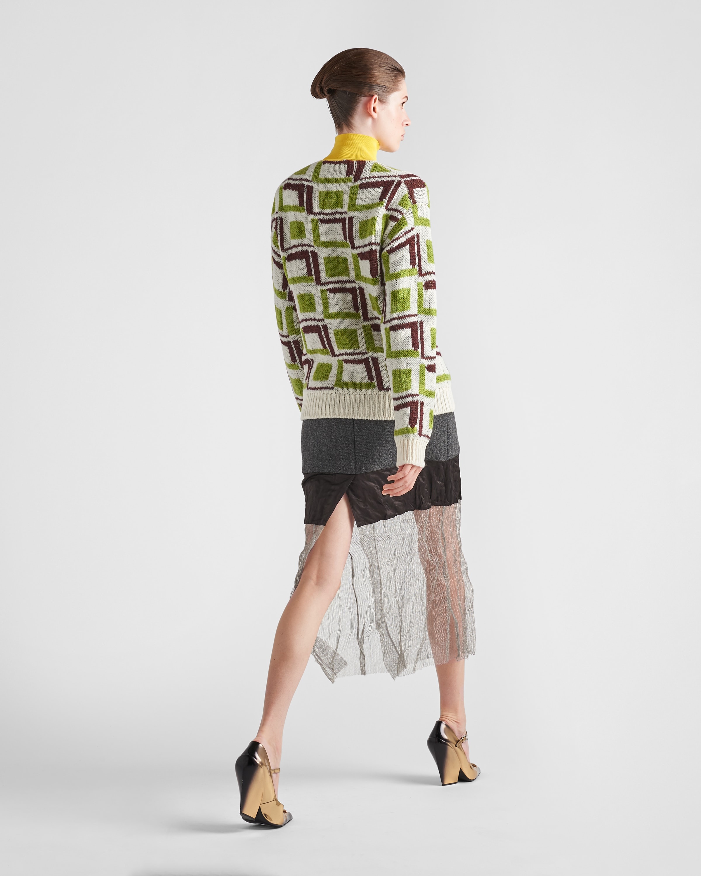 Cashmere and wool turtleneck sweater - 5