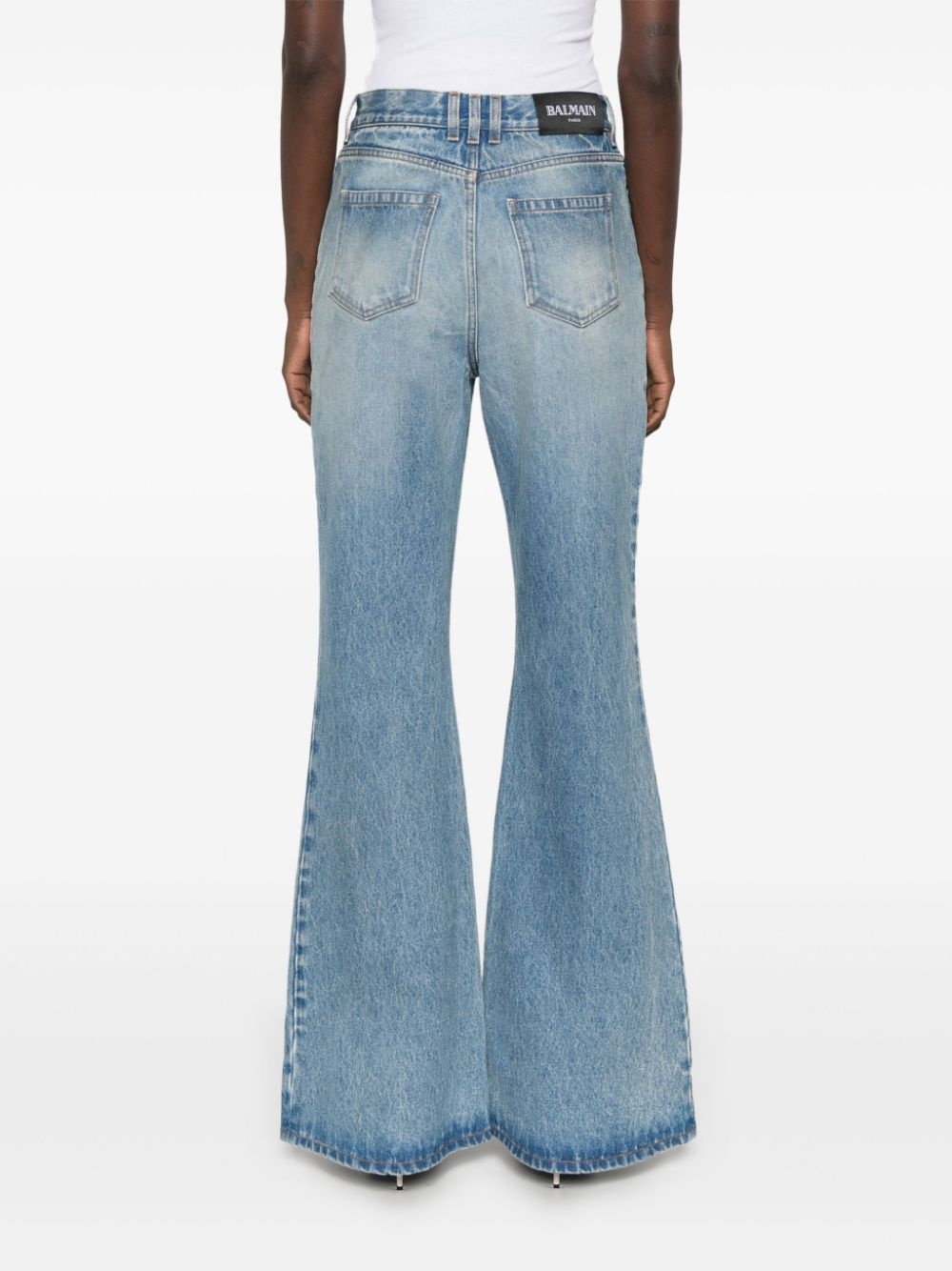 high-rise flared jeans - 4