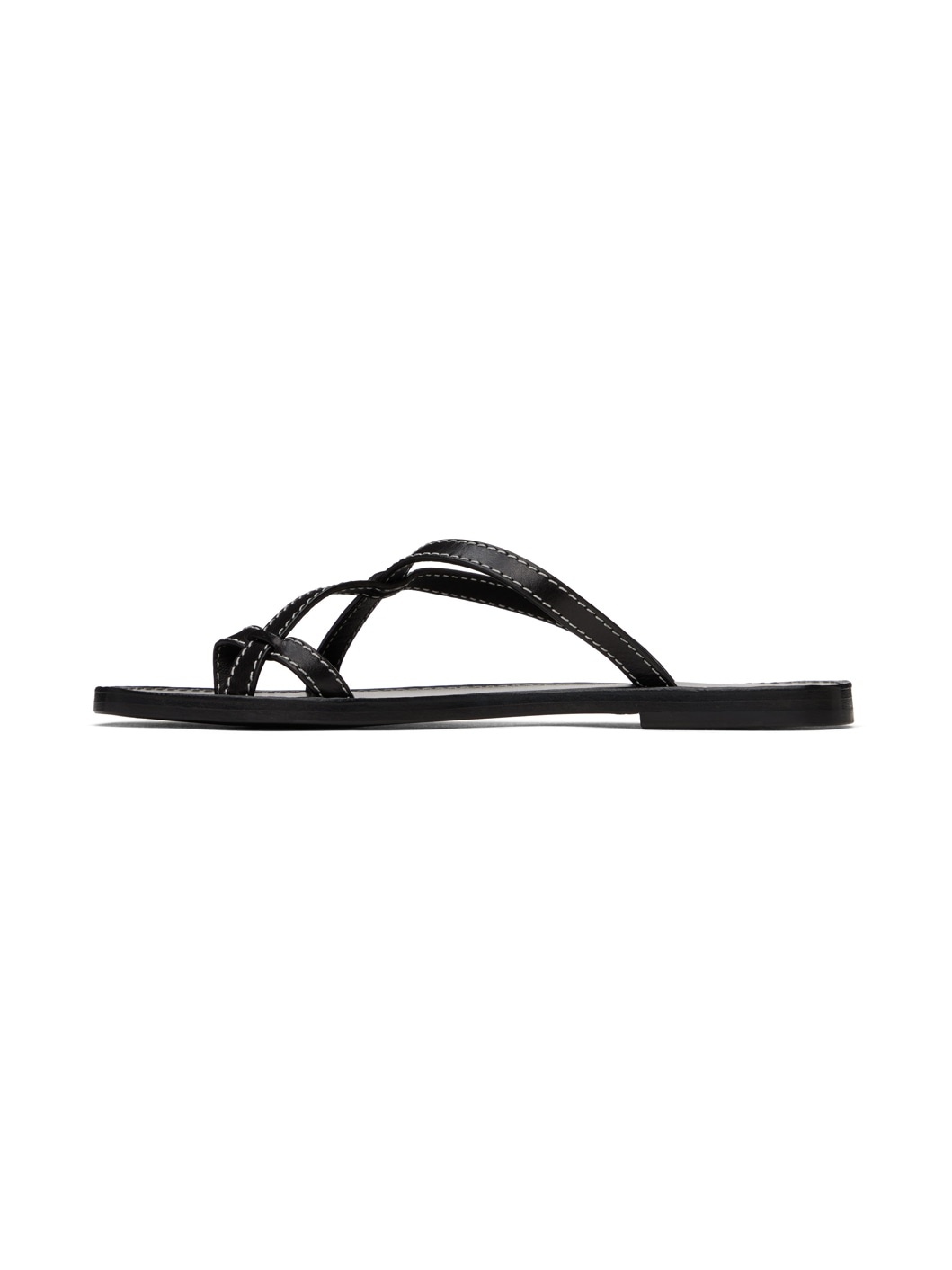 Black Link Sandals - 3