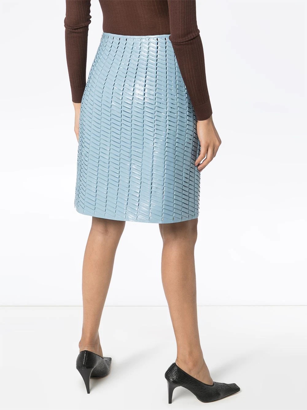 A-line pleated midi skirt - 3