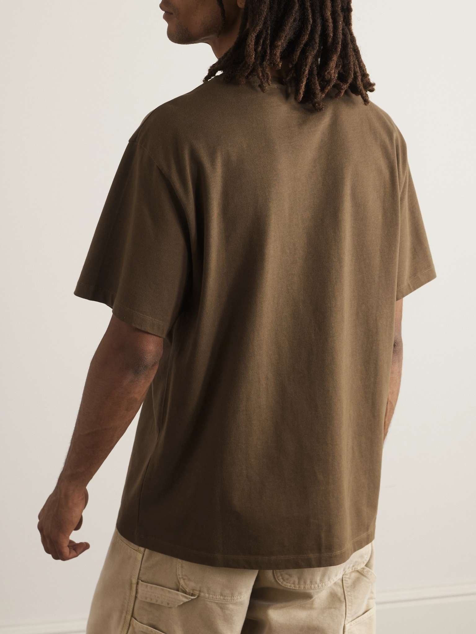 Logo-Print Cotton-Jersey T-Shirt - 3