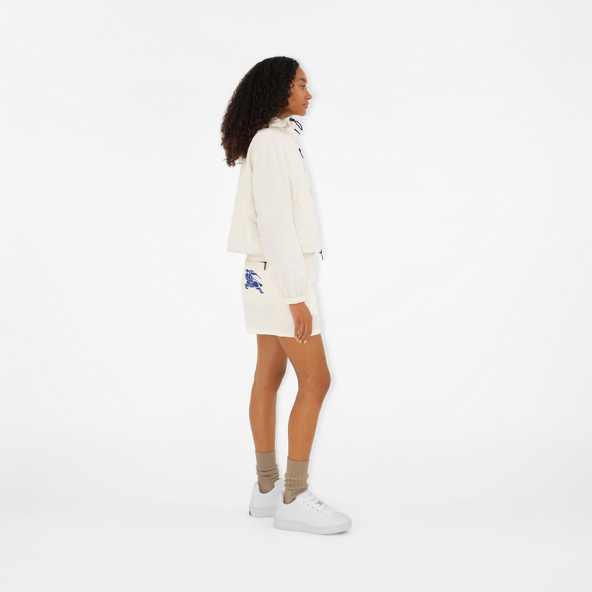 Cropped Nylon Jacket - 3