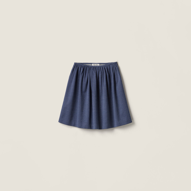 Jacquard jersey skirt 1