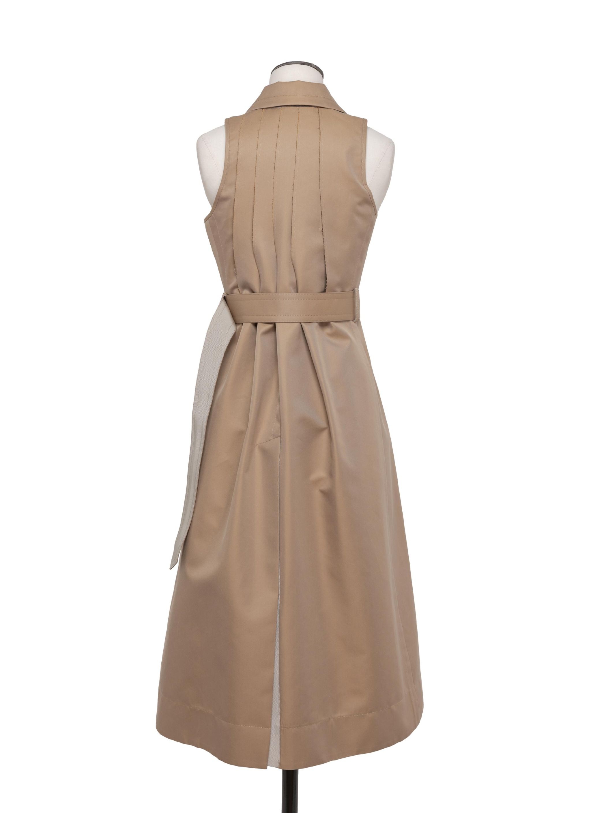 Cotton Gabardine Coat Dress - 4