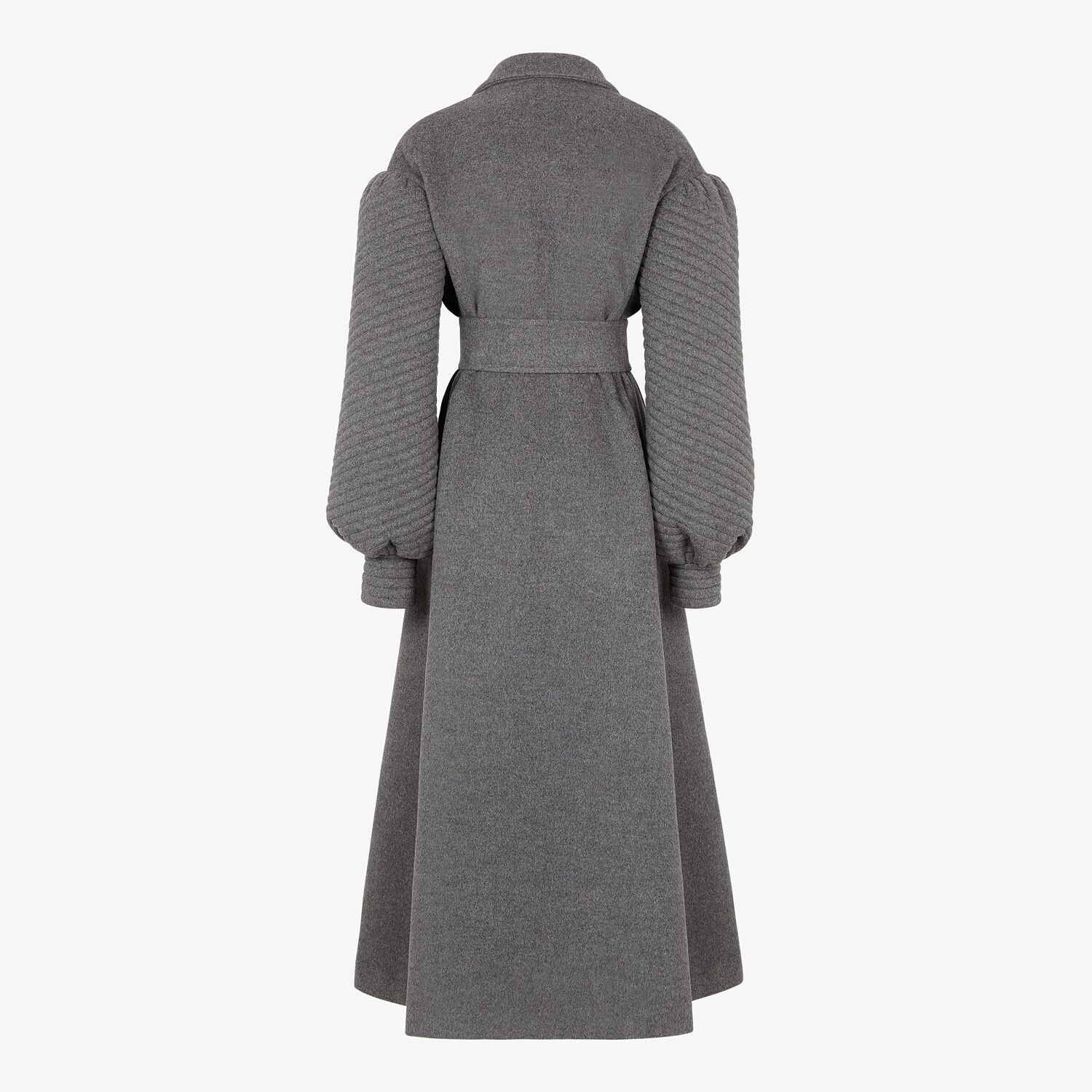 Gray double-sided cashmere coat - 2