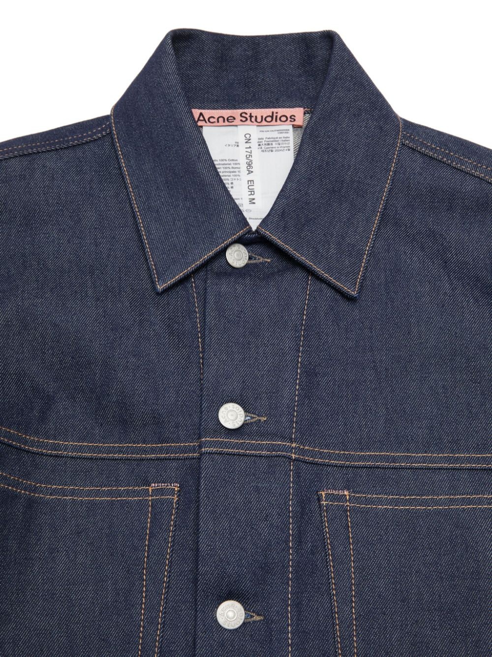 cropped denim jacket - 7