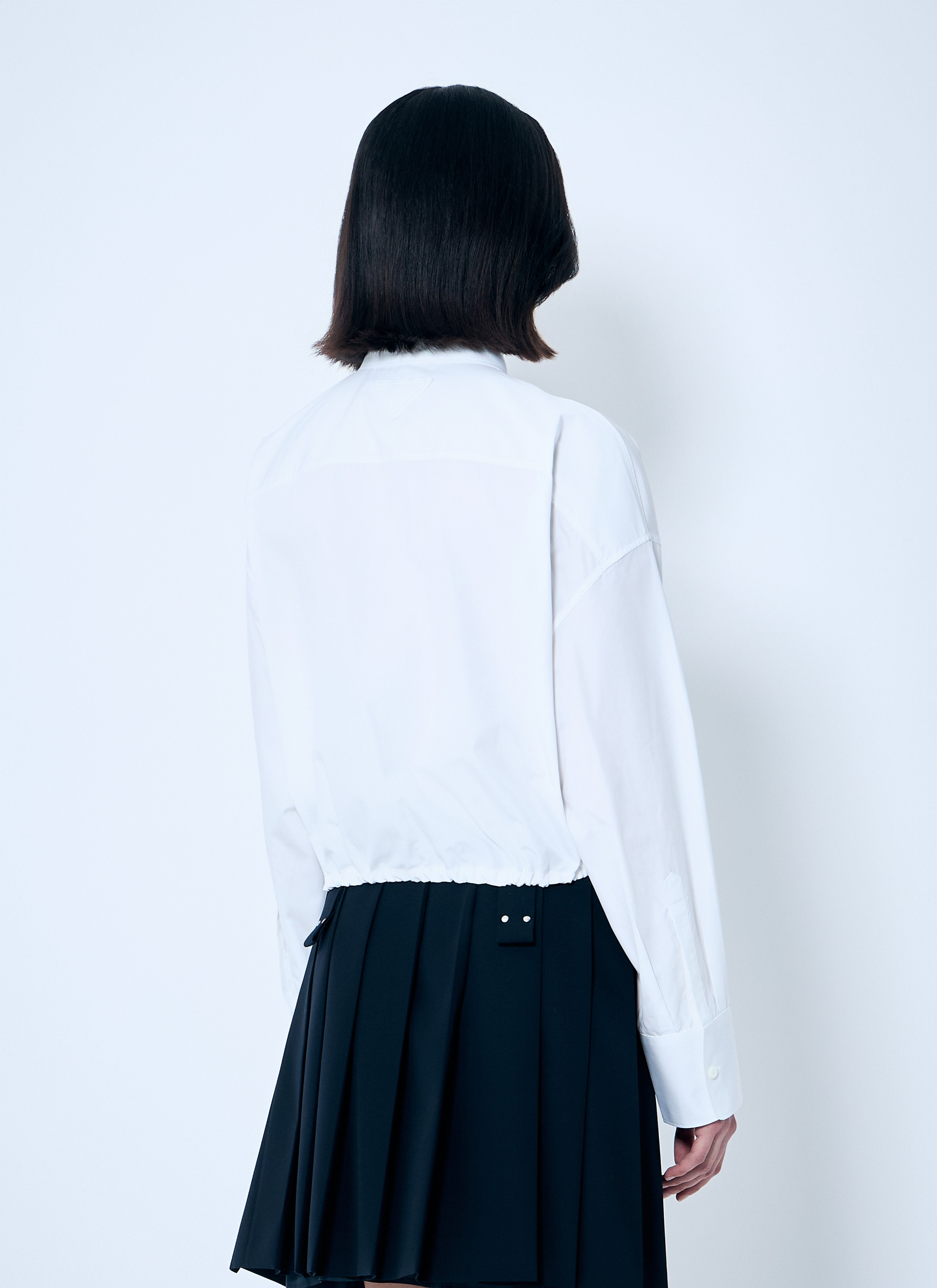 Prada Women Drawstring Hem Shirt - 4