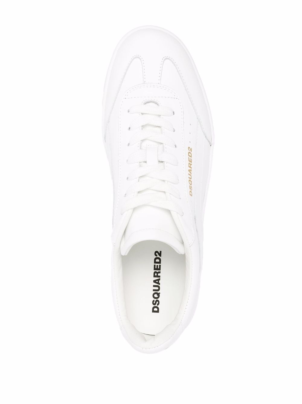 side logo-print sneakers - 4