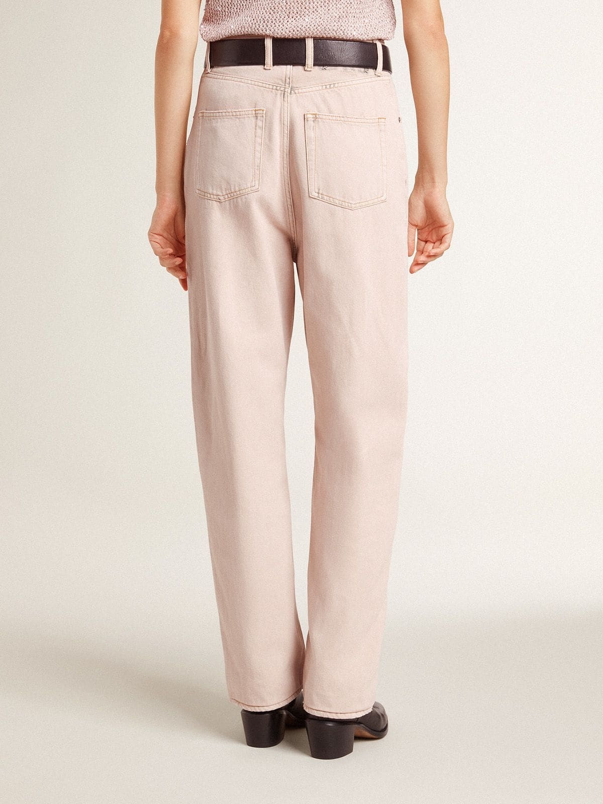 Women's pink jeans - 4