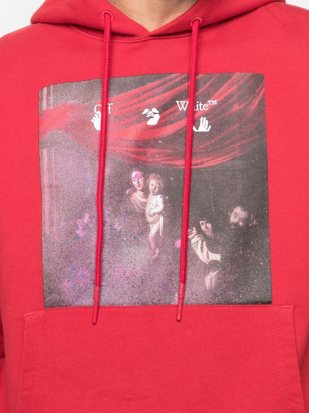 Caravaggio print hoodie - 5