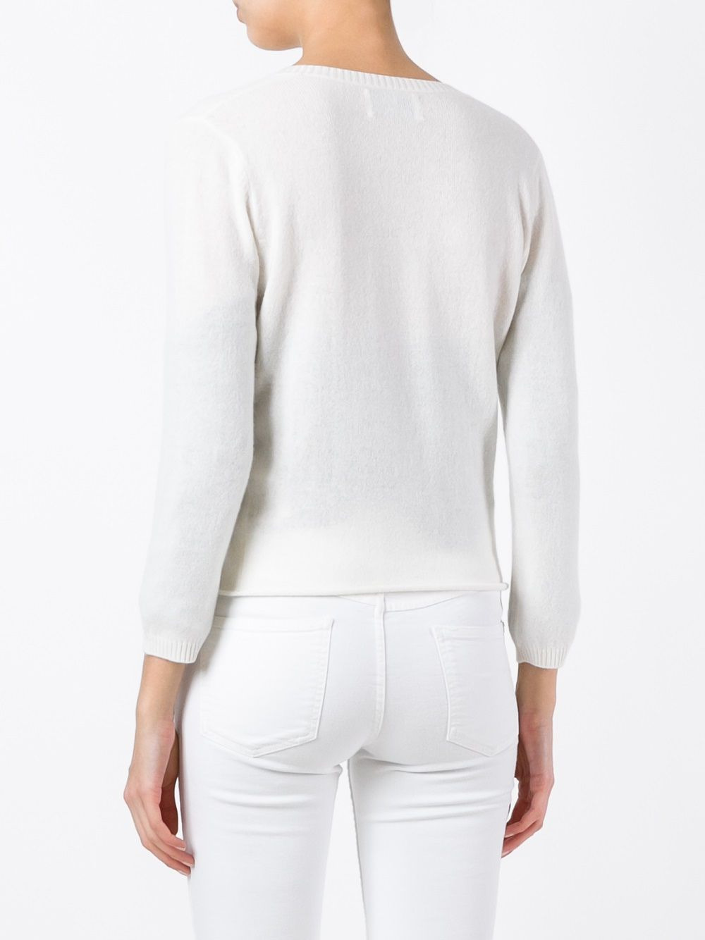 cashmere open front cardigan - 4
