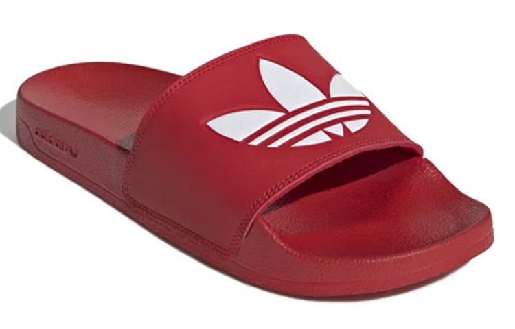 adidas Adilette Lite Slides 'Trefoil Logo - Scarlet' FU8296 - 3