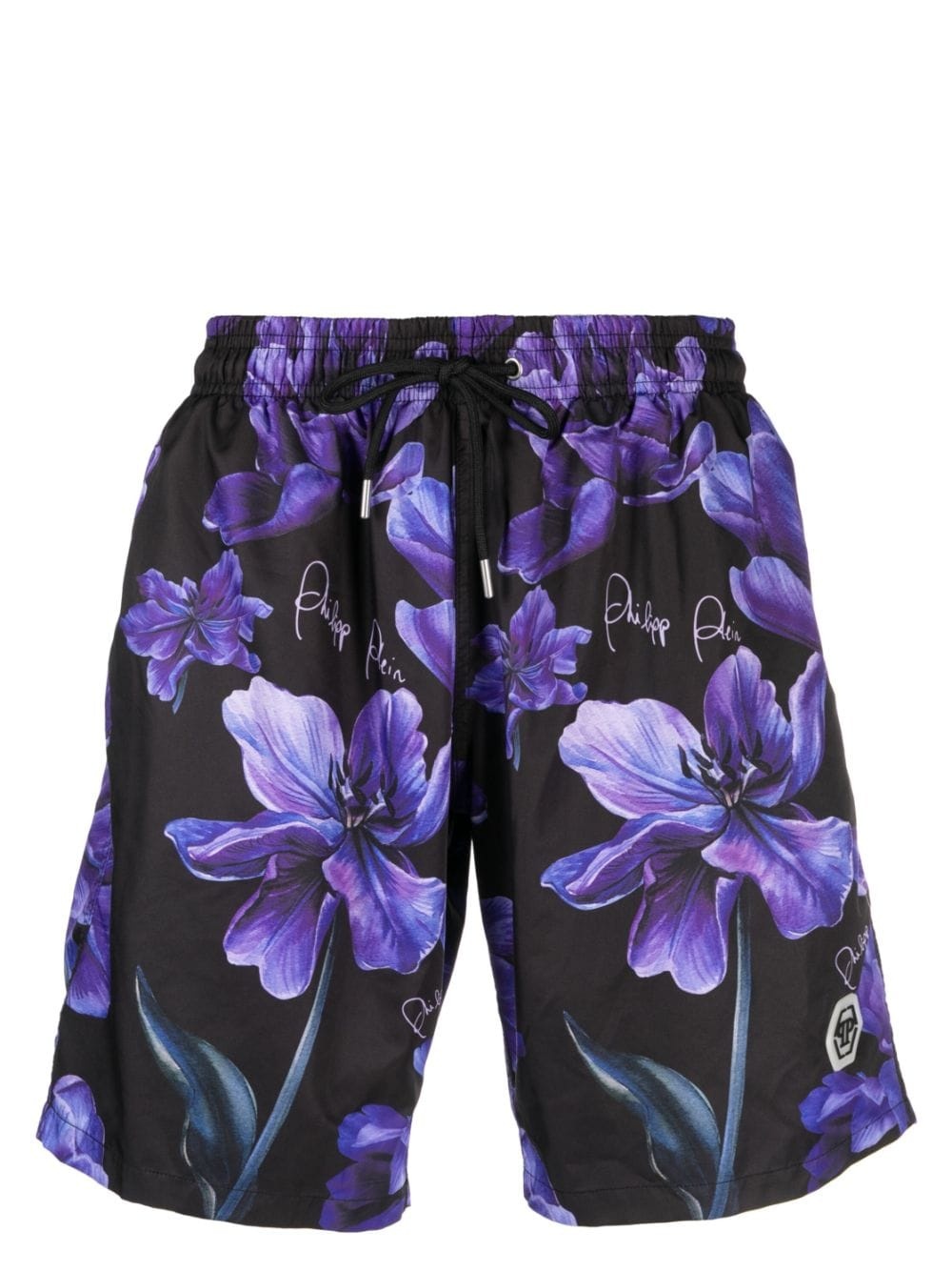 floral-print swim shorts - 1