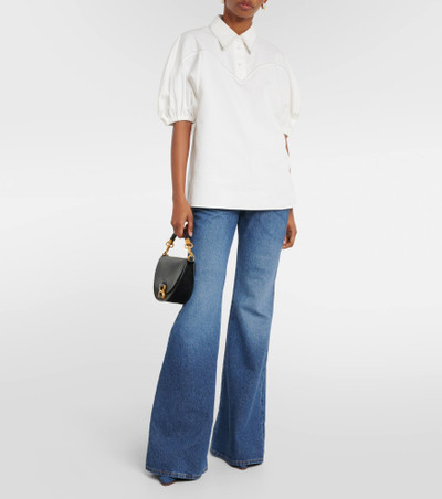 Chloé Puff-sleeve cotton blouse outlook