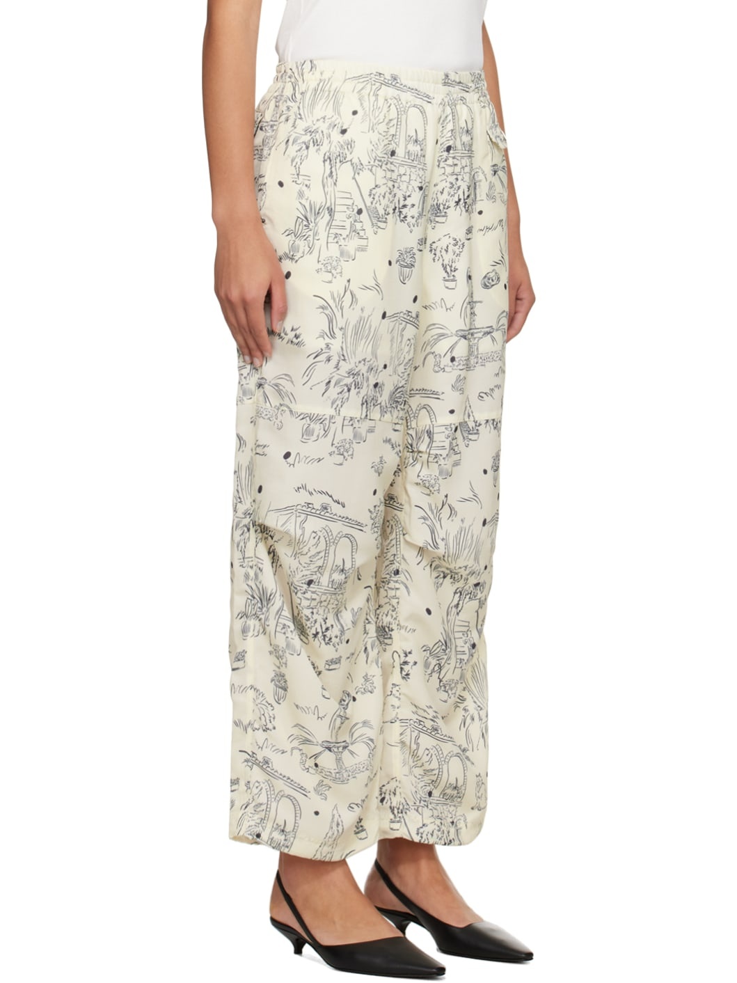 Yellow Drawing Lounge Pants - 2