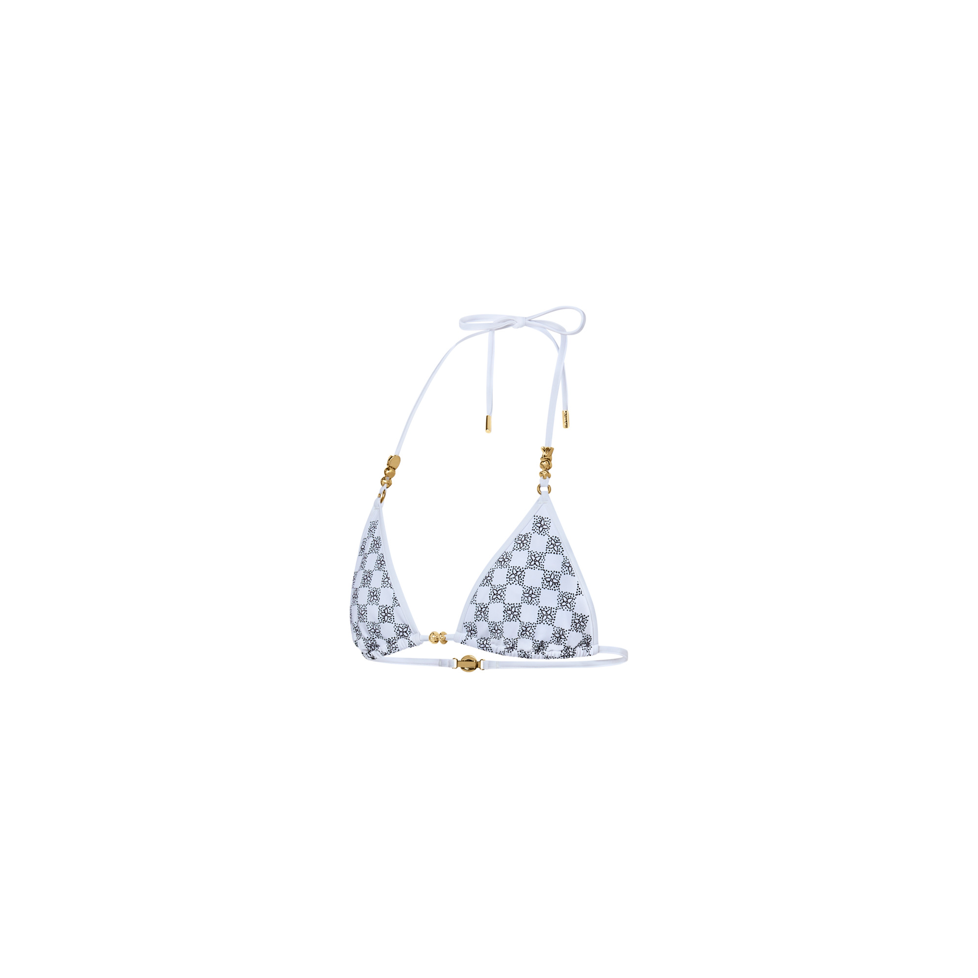 Dotted Damier Bikini Top - 2
