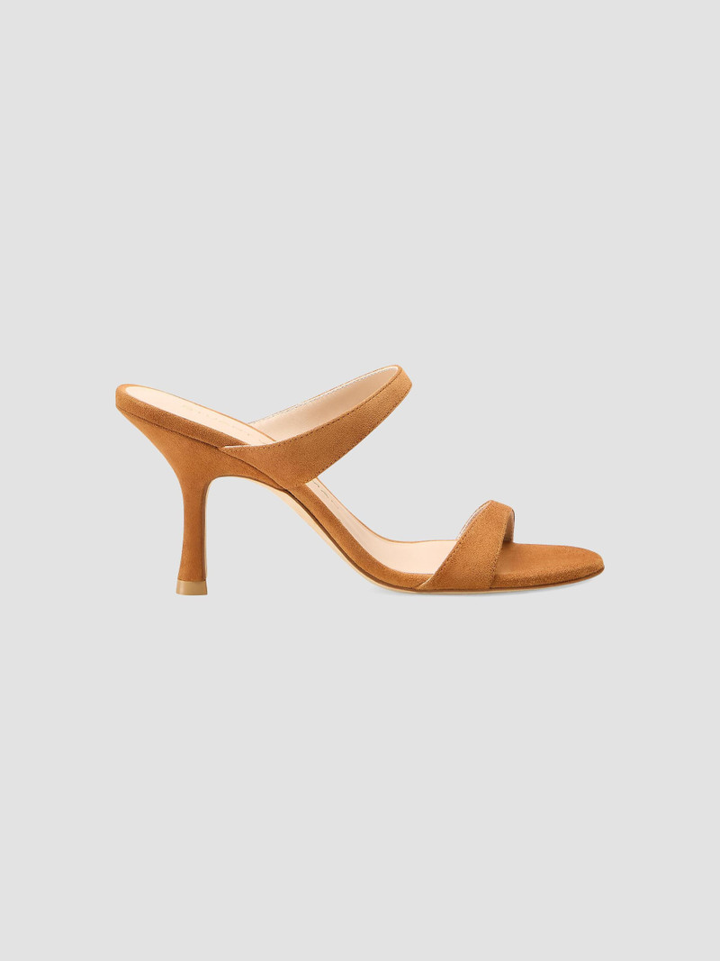 Women's Nudist 85MM Suede Sandals - Hazel 1