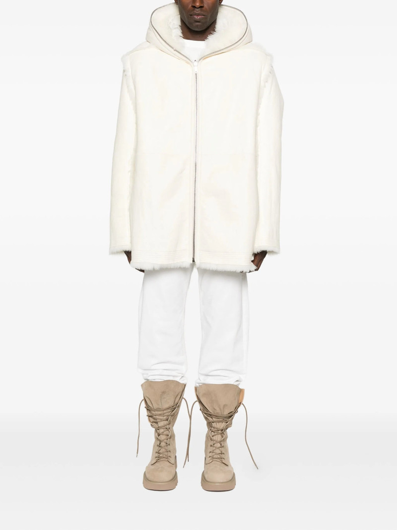 Rick Owens Rick Owens Hooded Shearling Jacket outlook