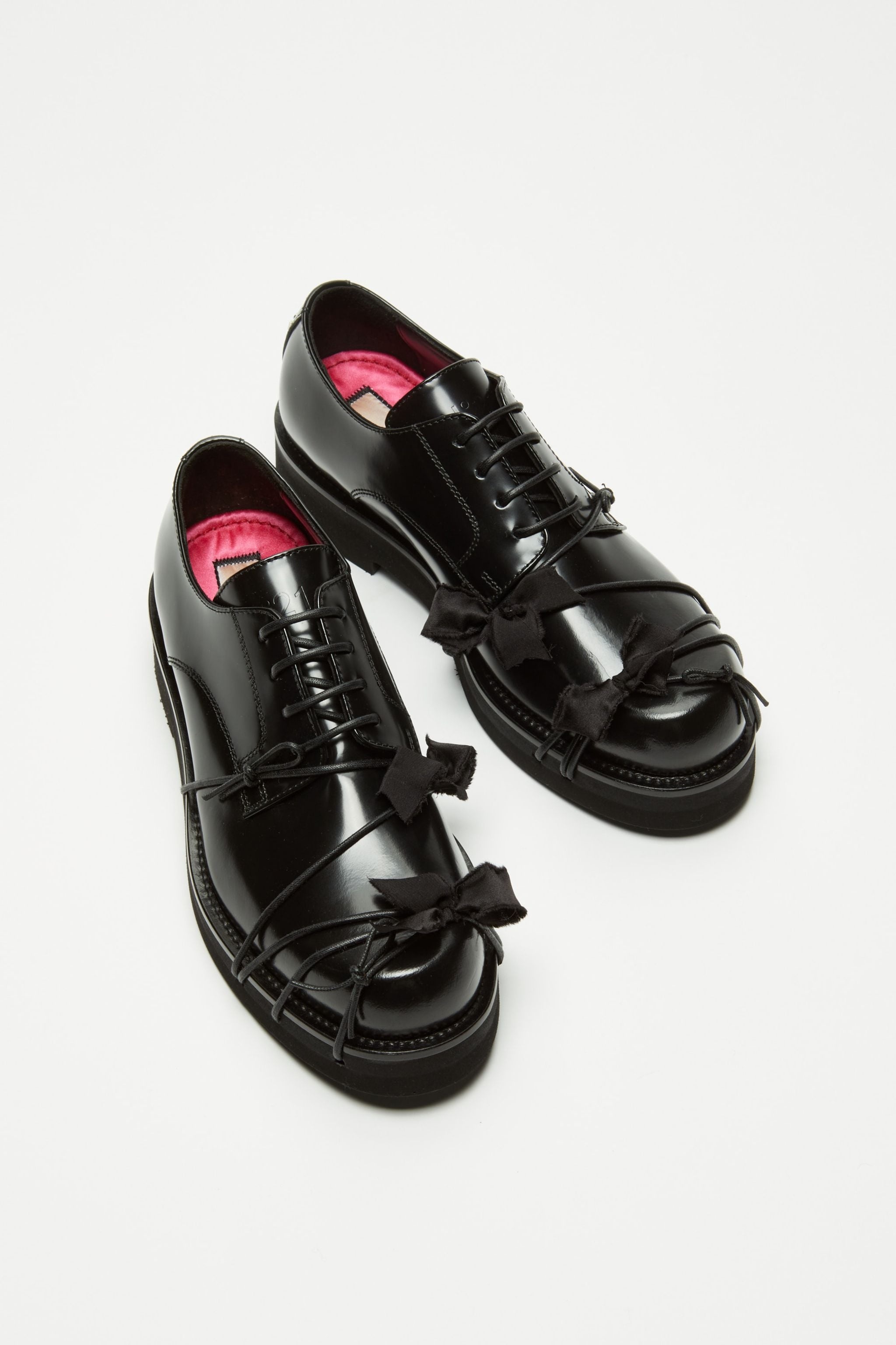 BOW-EMBELLISHED DERBY SHOES - 5