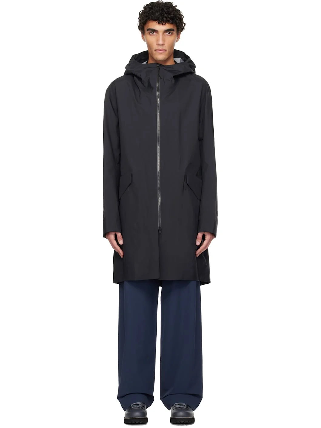 Black Monitor Coat - 1