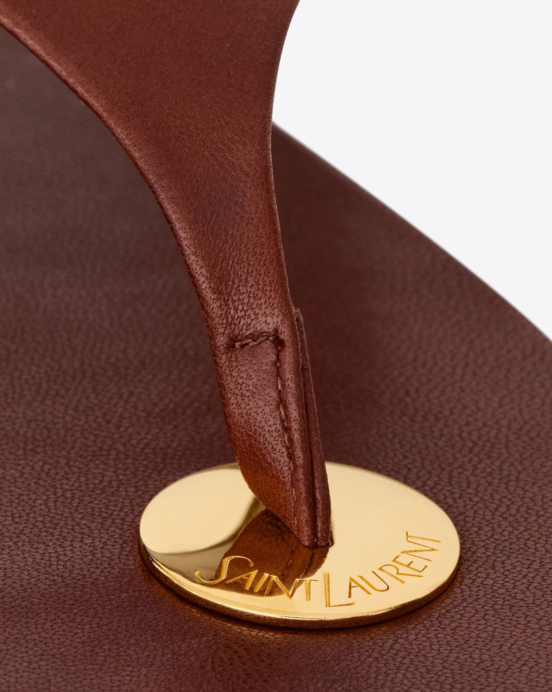 kouros slides in smooth leather 4
