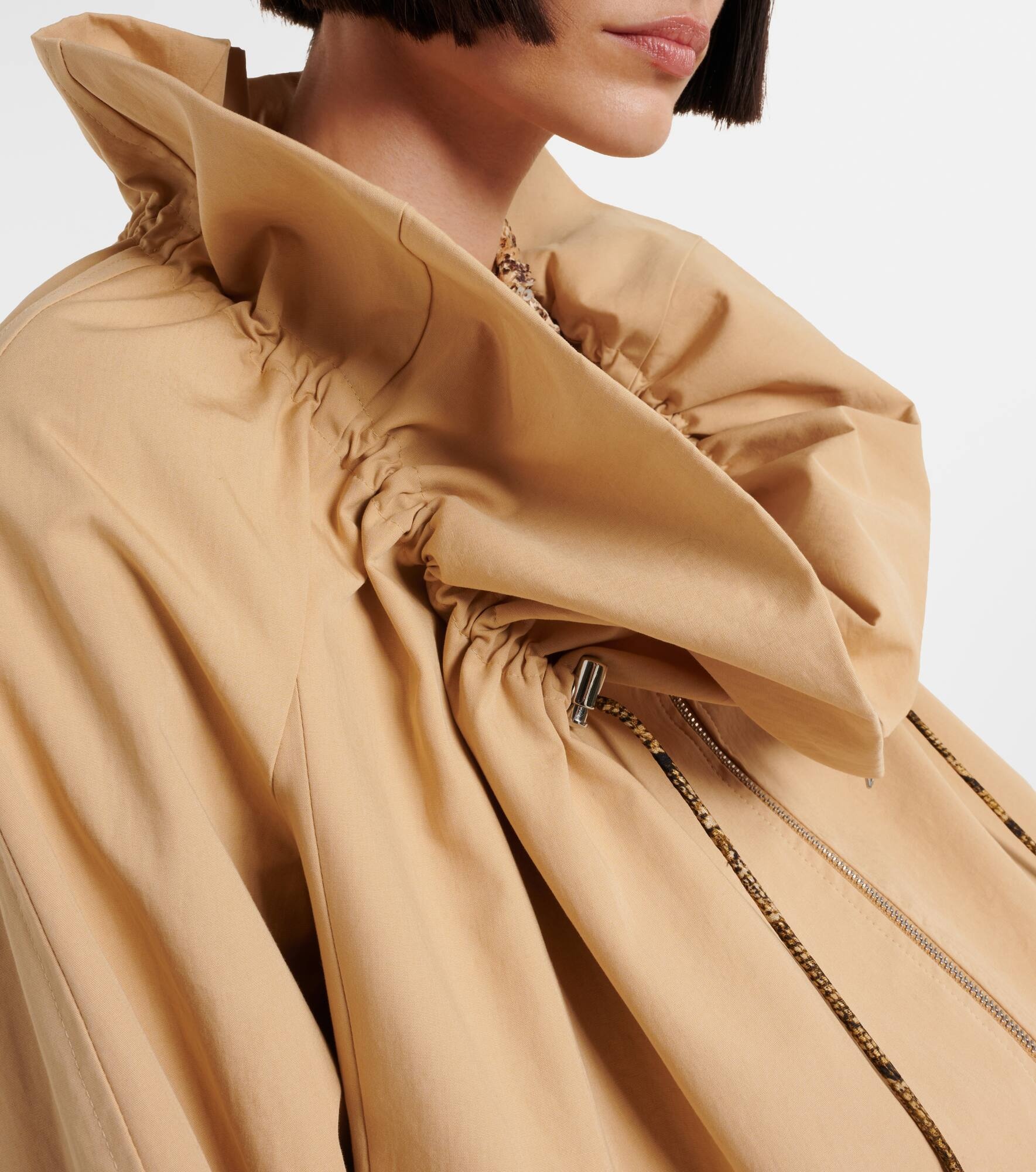 Cotton poplin bomber jacket - 4