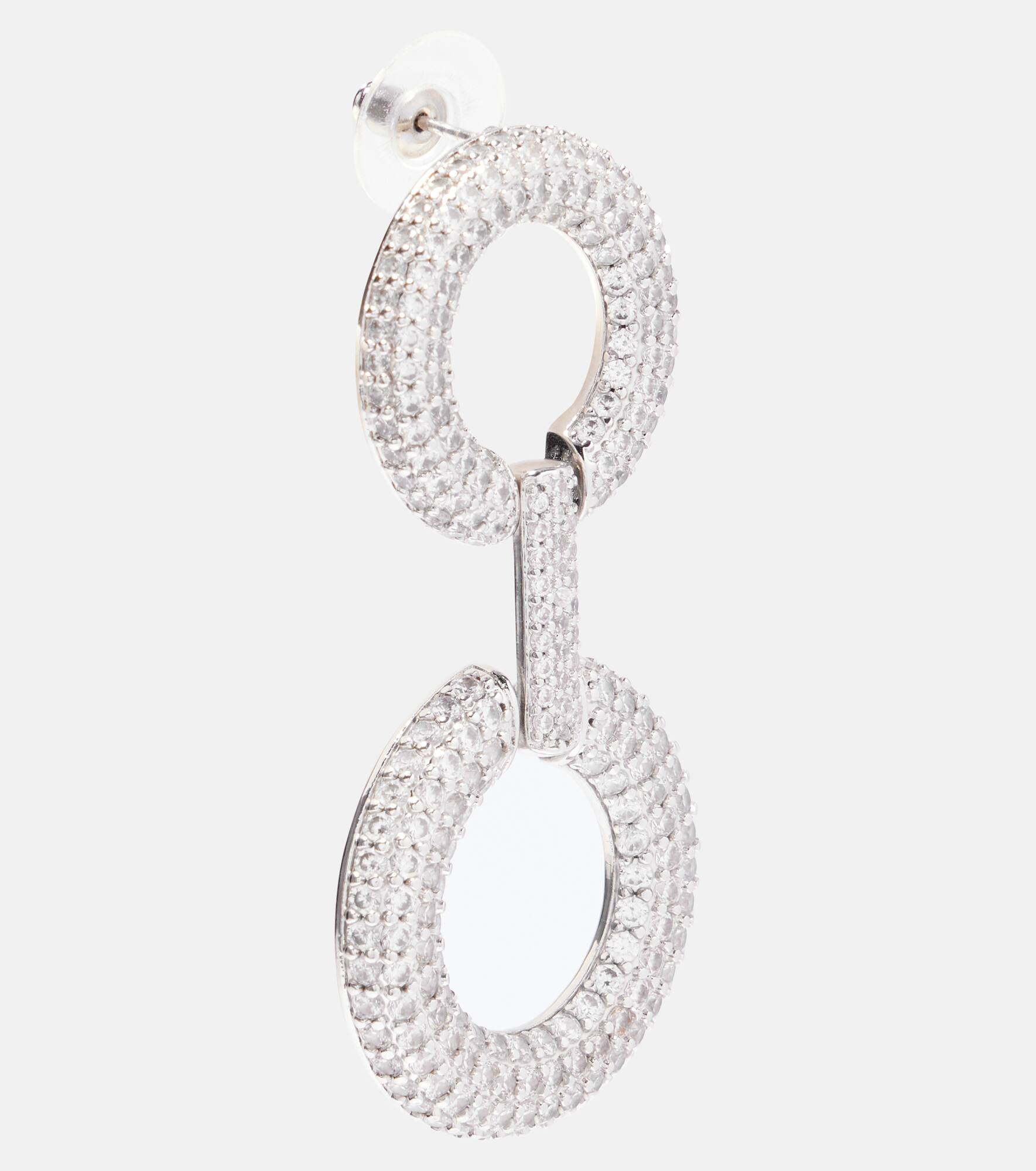 Crystal-embellished earrings - 2