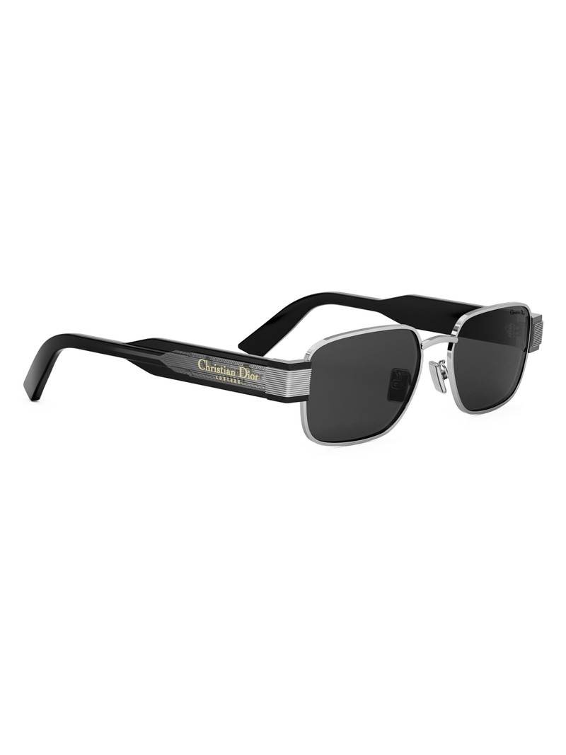 Men's Christian Dior Label S2U 54MM Rectangular Sunglasses - Black 8