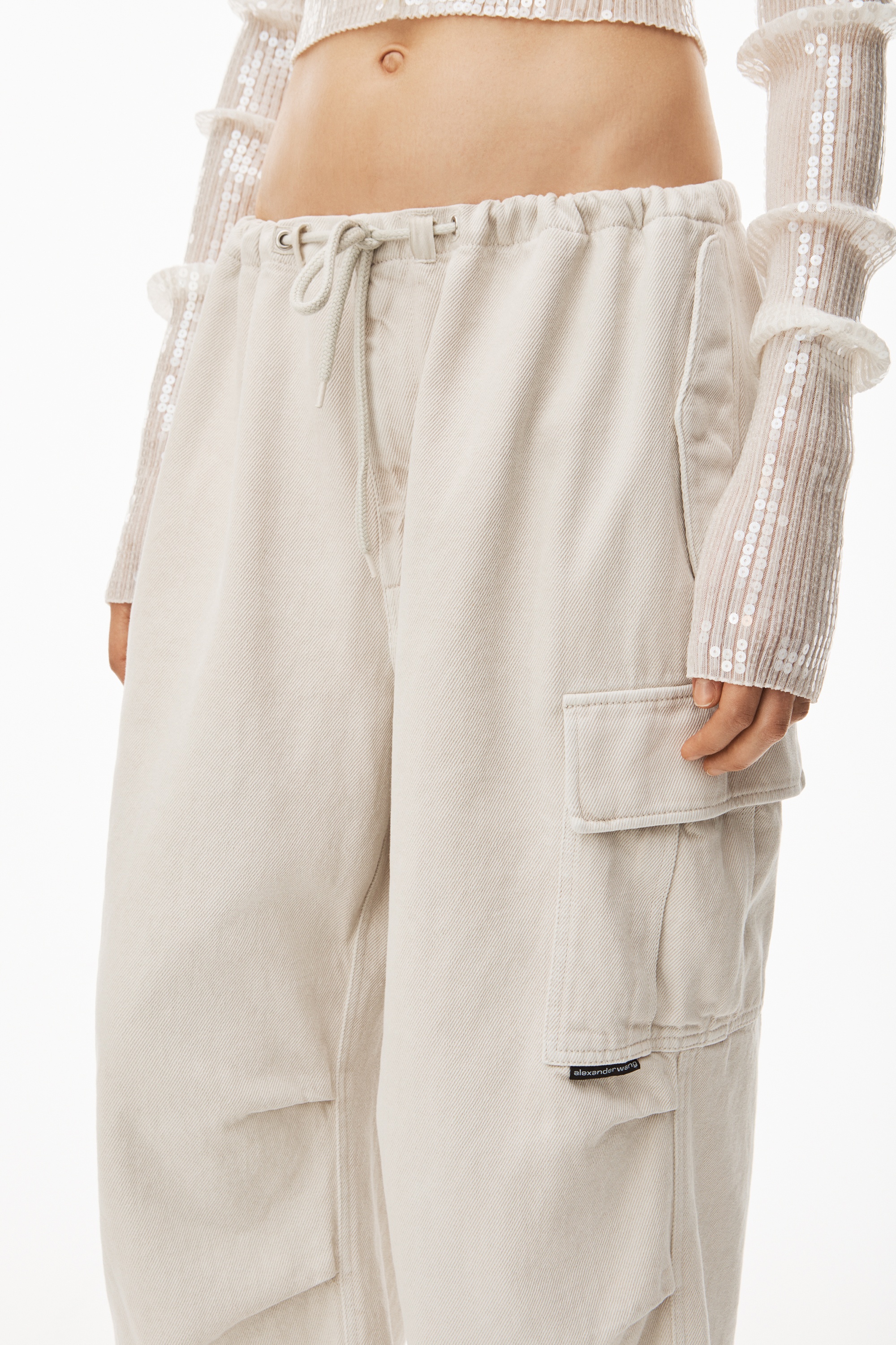PARACHUTE PANT IN MOONSHINE DENIM - 3