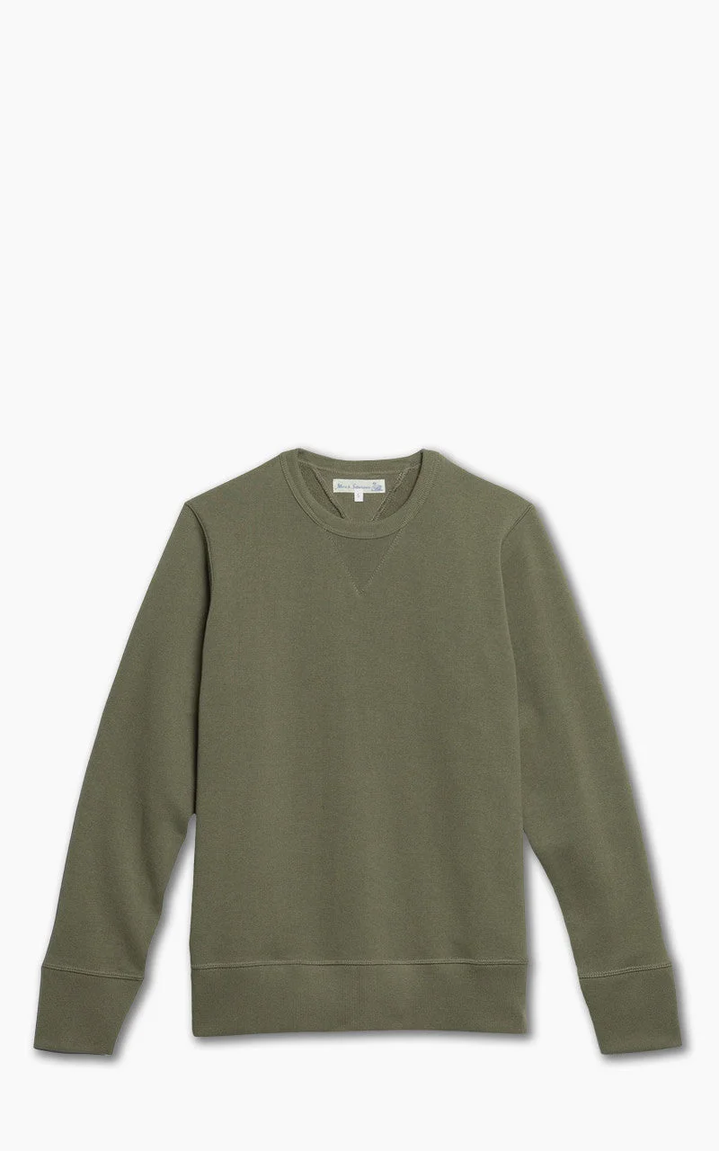 MERZ B. SCHWANEN 346 SWEATSHIRT ARMY - 1
