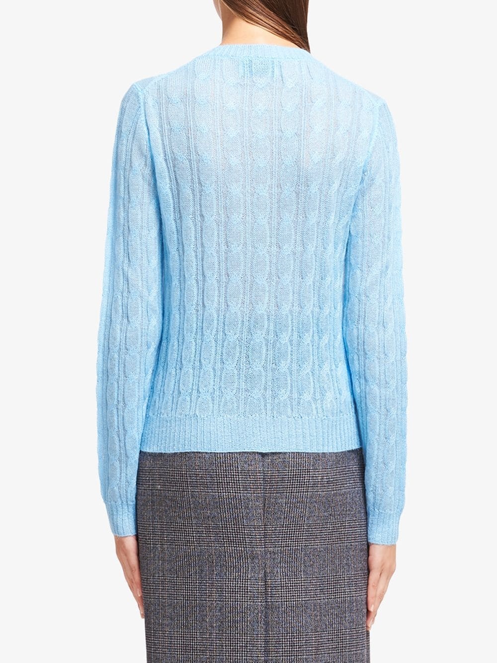 cable-knit cardigan - 4