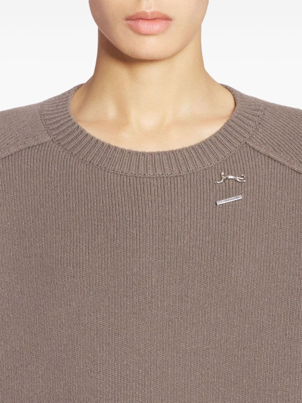 wool-cashmere oversize jumper - 6