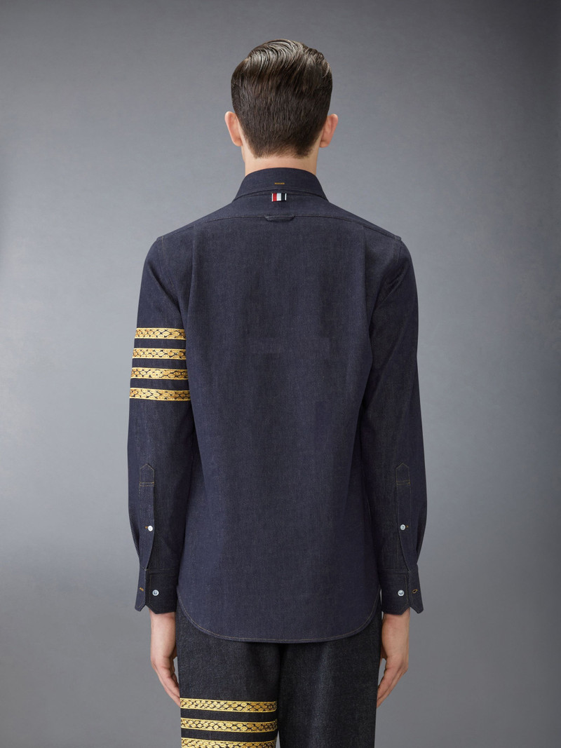 LUNAR NEW YEAR STRAIGHT FIT DENIM SHIRT 3