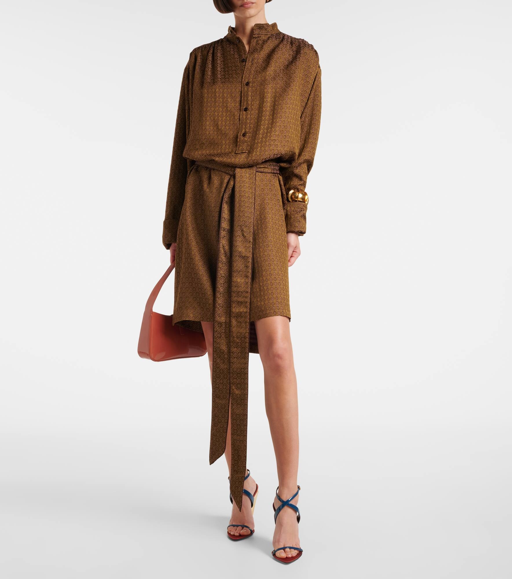 Jacquard minidress - 6