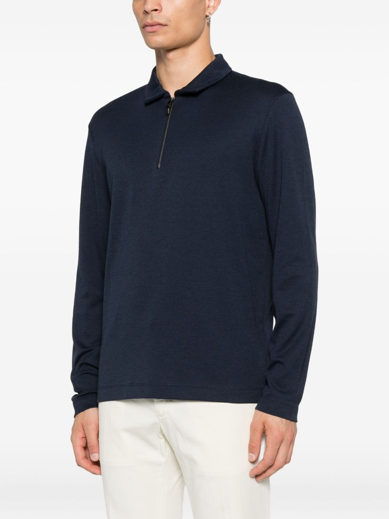 zip-neck long-sleeve sweater 3