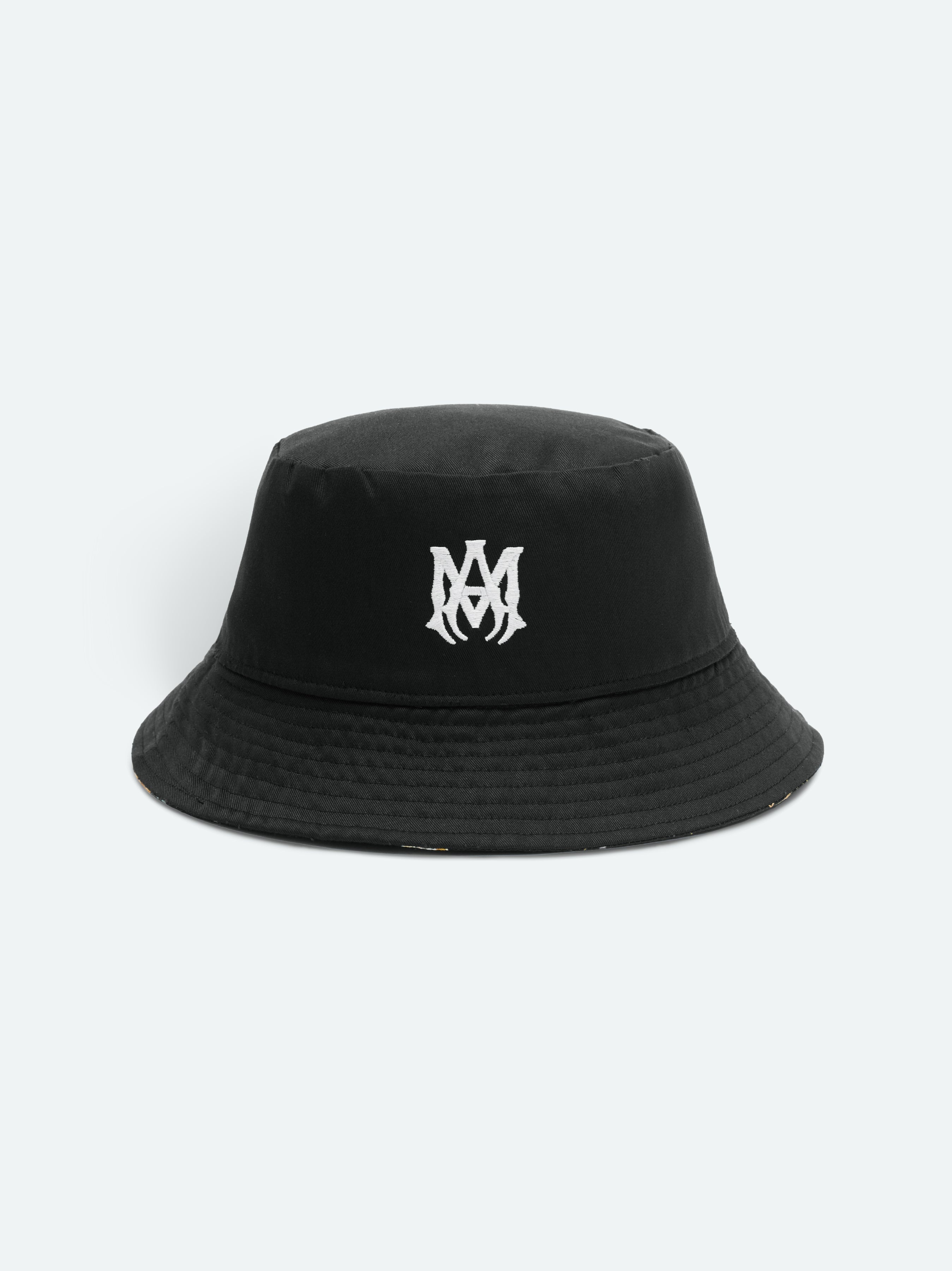 AMIRI SMOKE REVERSIBLE BUCKET HAT - 2