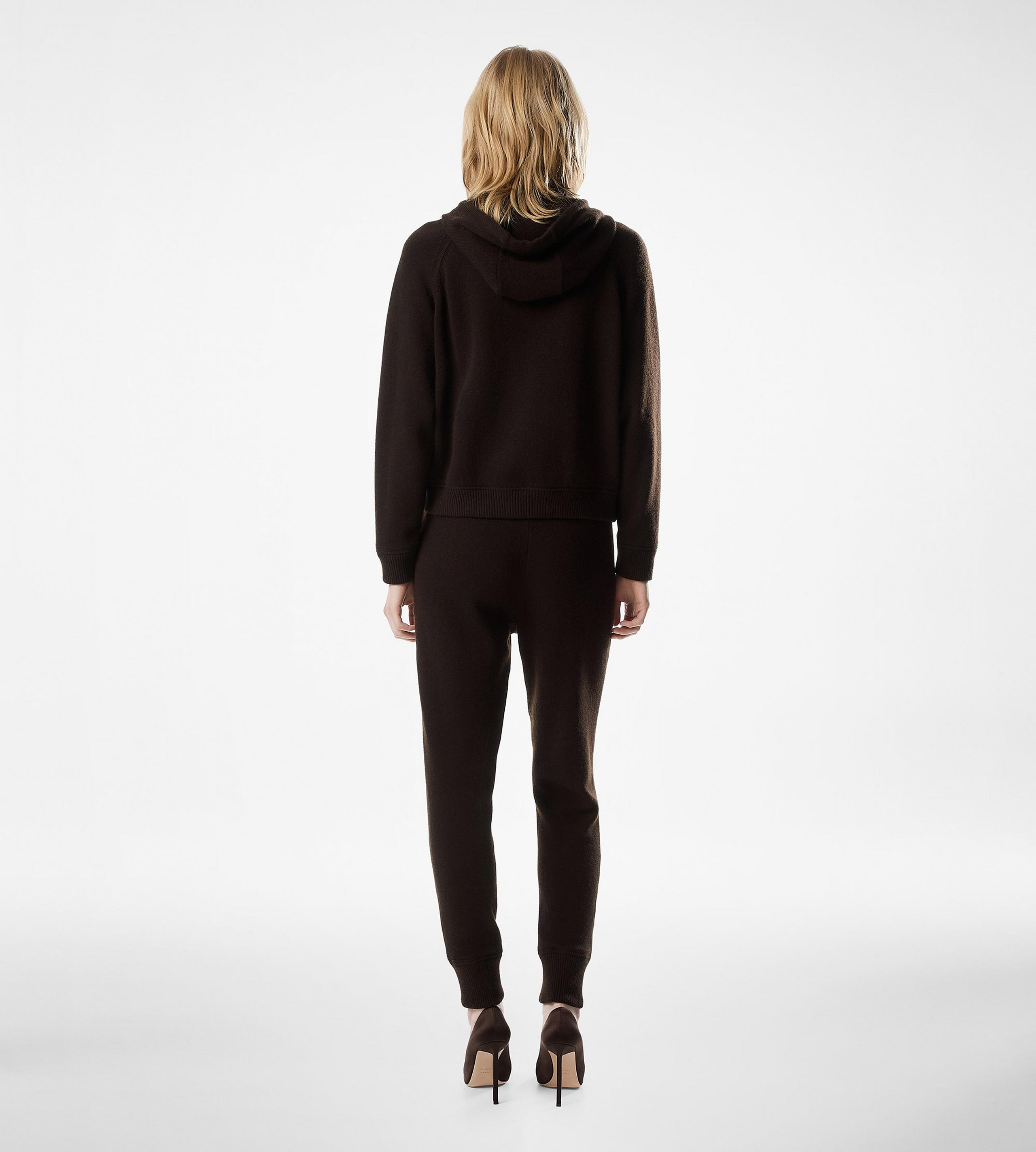 SOFT CASHMERE KNIT HOODED TOP - 2