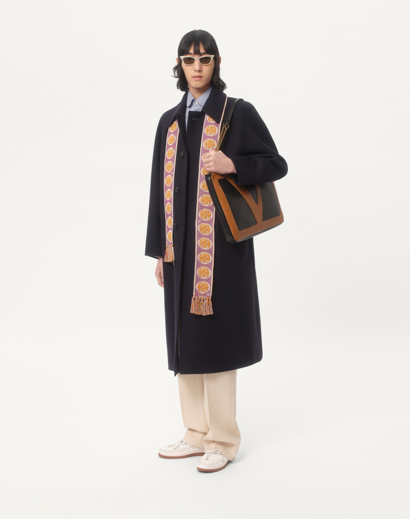 Valentino SINGLE-BREASTED WOOL AND CASHMERE COAT outlook