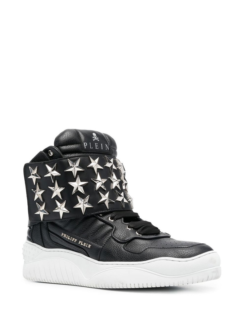PHILIPP PLEIN Thunder high-top start sneakers outlook