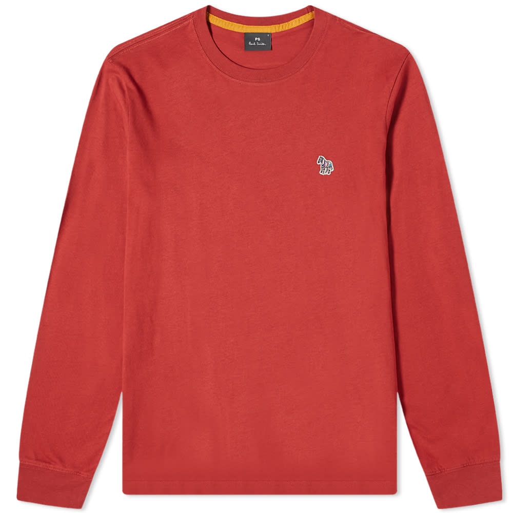 Paul Smith Long Sleeve Zebra Logo Tee - 1