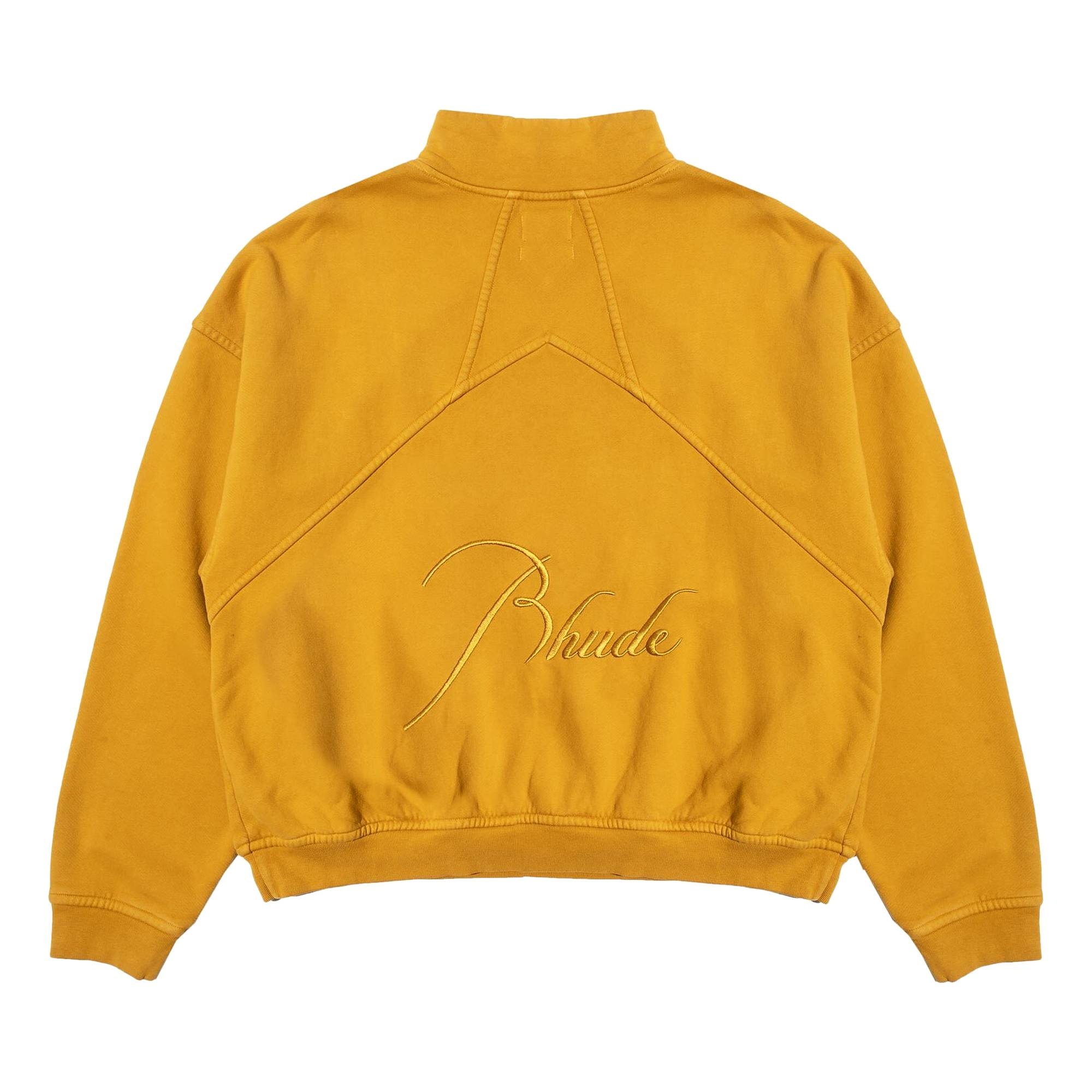 Rhude Quarter Zip 'Mustard' - 2
