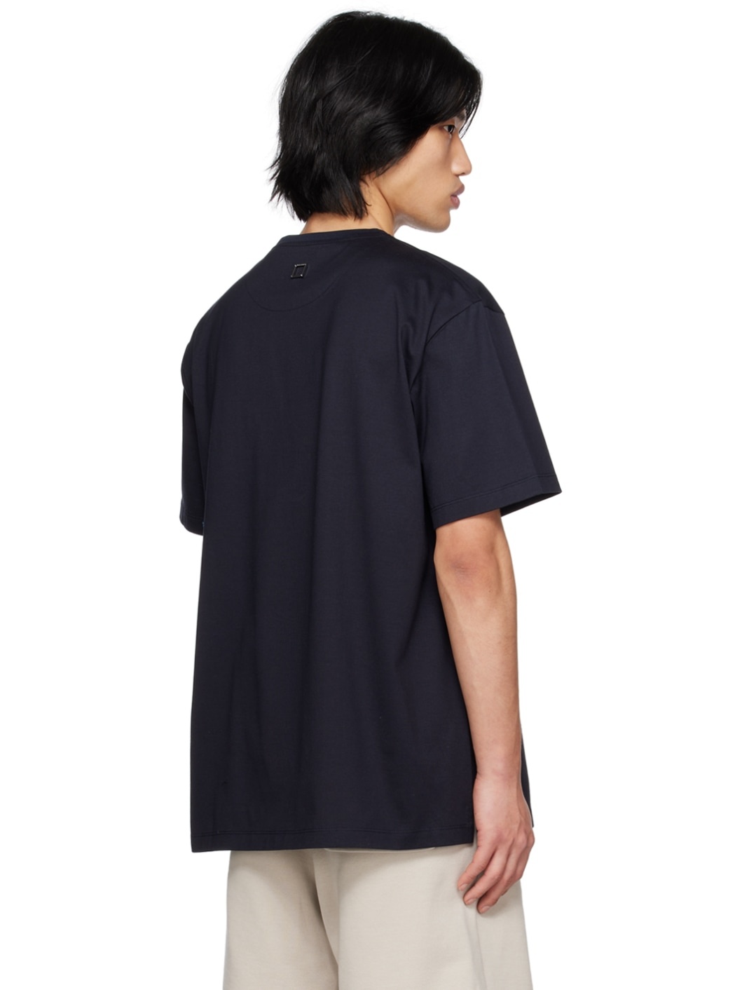 Navy Printed T-Shirt - 3