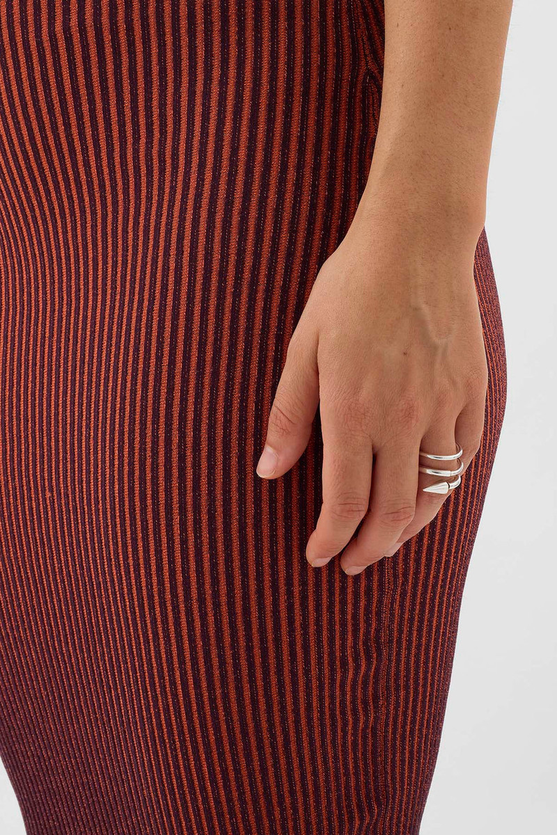 MEDIUM SPIRAL EAR-RING / silver 5