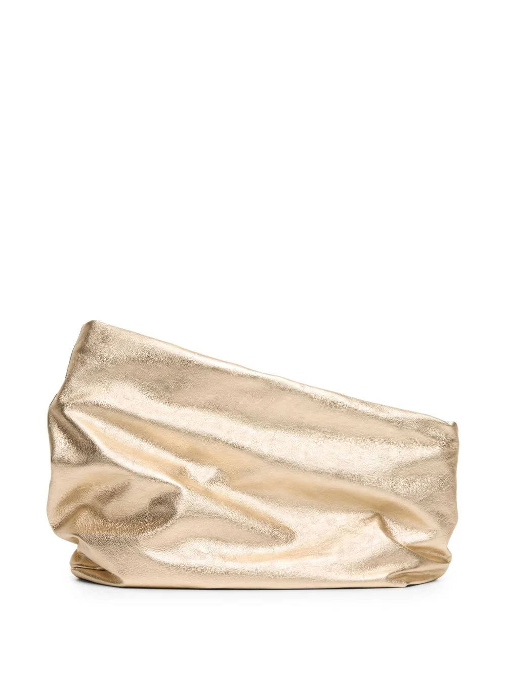 Fantasmino asymmetric leather clutch - 1